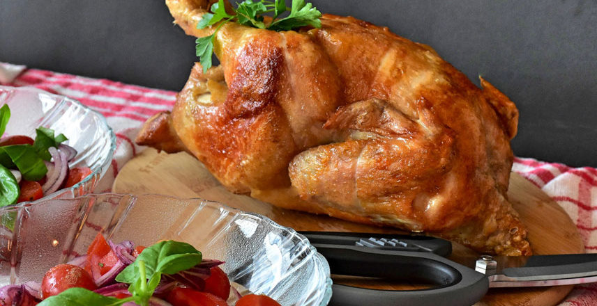 Poulet rôti au four