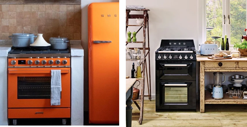 Sélection de cuisinières retro et vintage