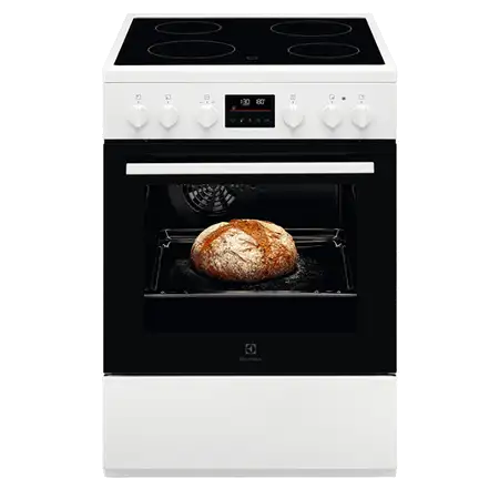 Cuisinière vitrocéramique ELECTROLUX EKR648922W