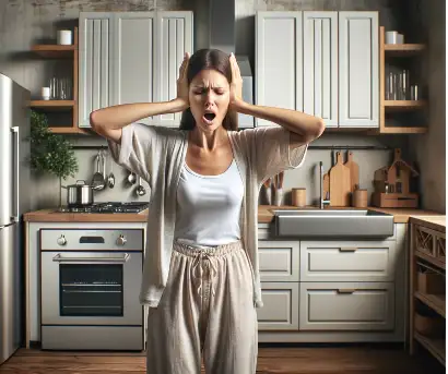 nuisances sonores dans la cuisine