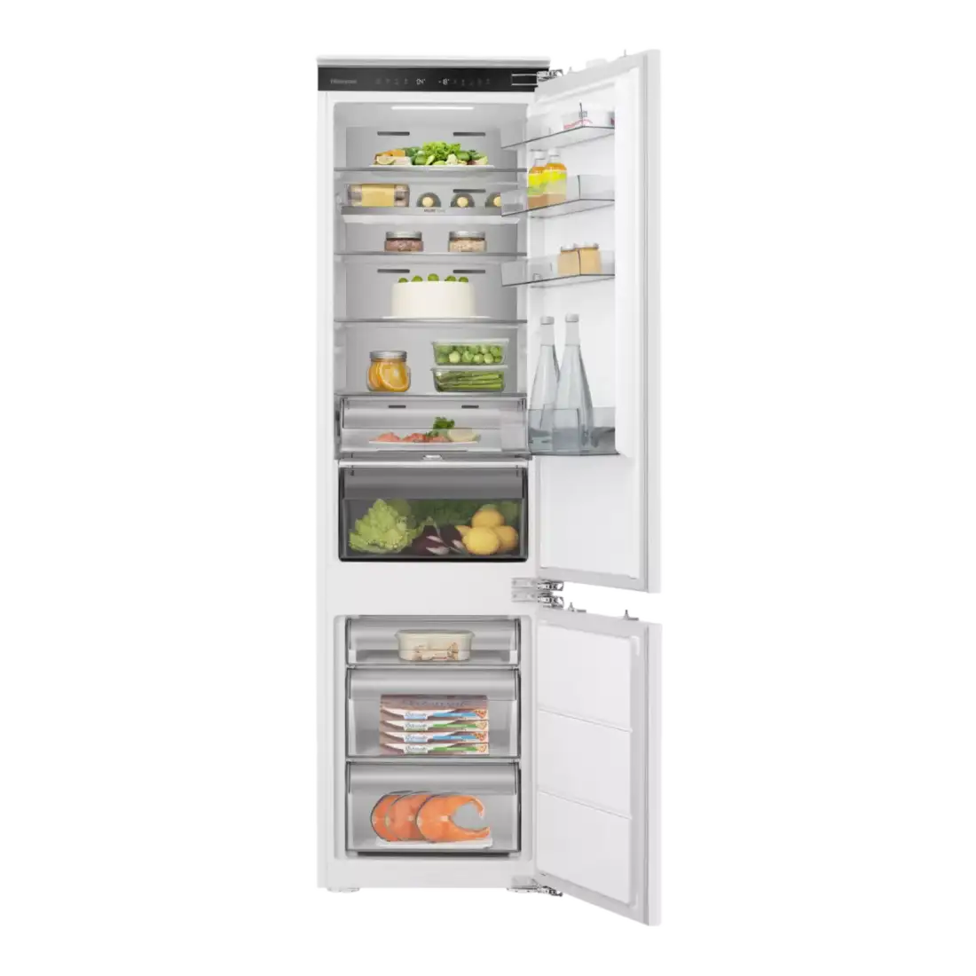 Réfrigérateur combiné encastrable Hisense RB3B280SAWE