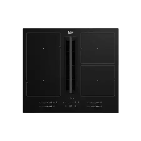 Plaque de cuisson avec hotte intégrée Beko HIXI64700UF