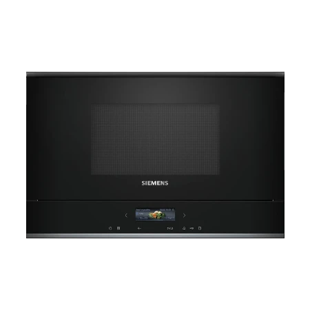 Micro ondes encastrable SIEMENS BF722L1B1 iQ700 noir