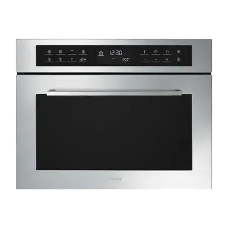 Micro-ondes combiné encastrable Smeg sf4400mcx1