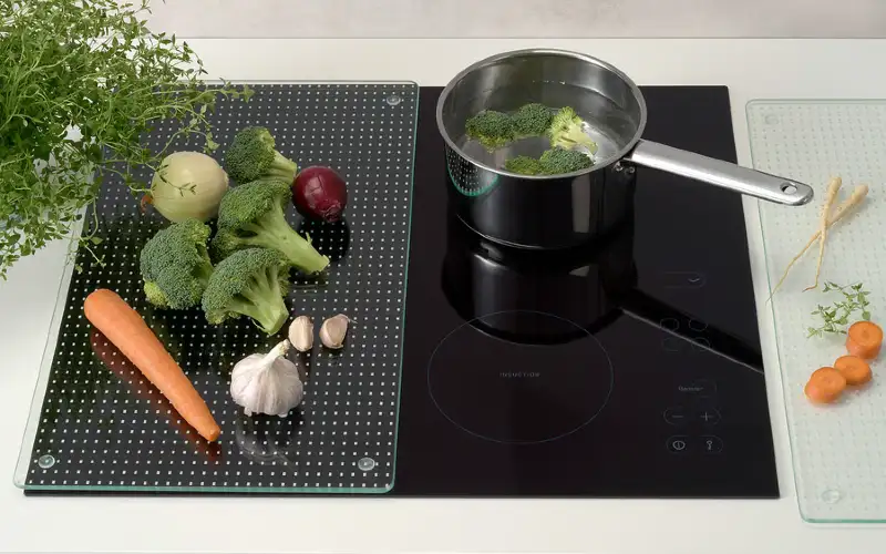 INSUG Protection pour table de cuisson induction vitrocéramique, verre, 52x30 cm
