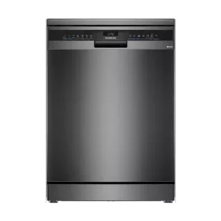 Lave vaisselle 60 cm SIEMENS SN23EC22AE, varioSpeed Plus, Acier brossé noir