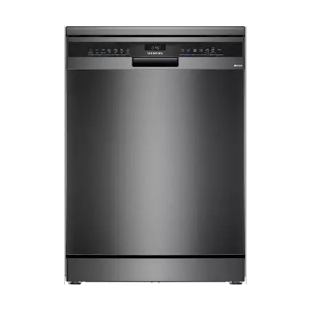 Lave vaisselle 60 cm SIEMENS SN23EC22AE, varioSpeed Plus, Acier brossé noir