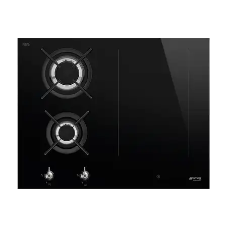 Plaque mixte gaz et induction Smeg PM3643D