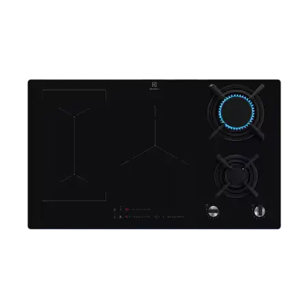 Plaque de cuisson mixte gaz et induction 5 foyers Electrolux KDI951723K