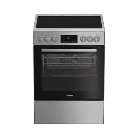 Cuisinière vitrocéramique Indesit I6V5LCX inox