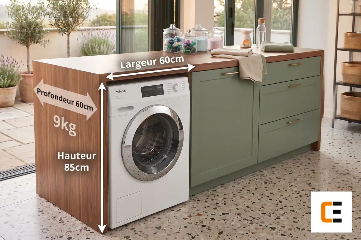 Trois dimensions importantes pour un lave-linge