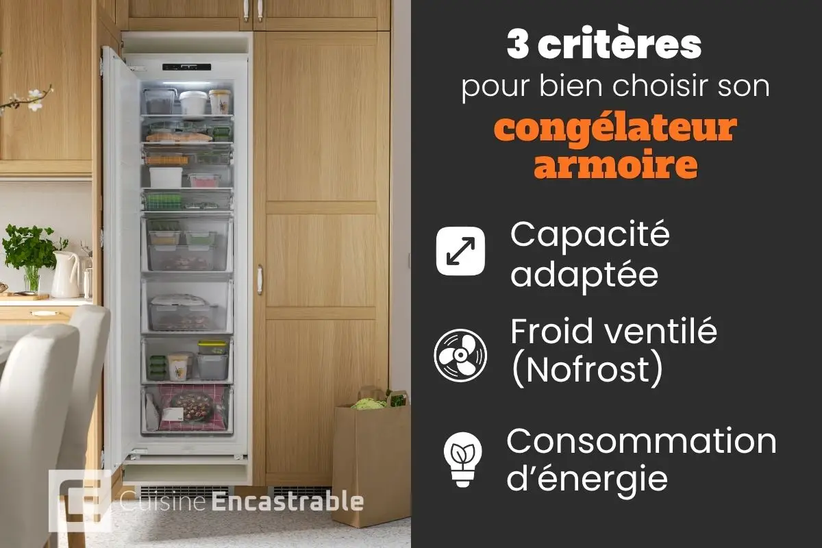 3 critères importants pour choisir un congélateur armoire