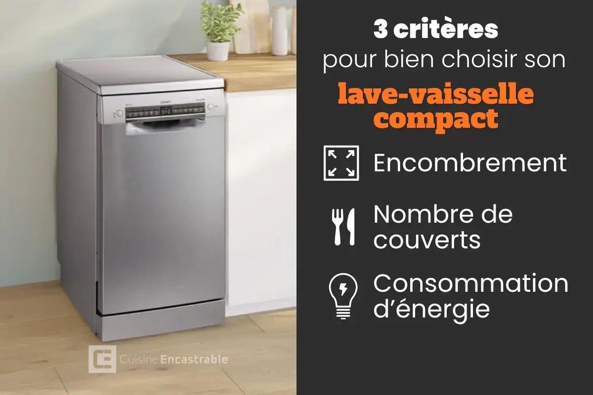3 critères pour choisir un lave-vaisselle compact 45cm